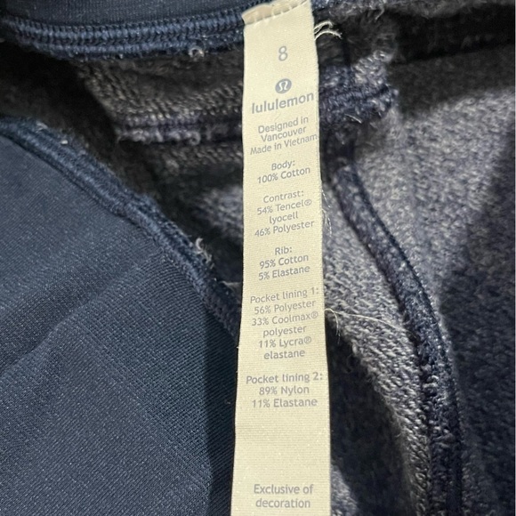 Lululemon Cool & Collected Jogger *28” Heathered Speckled True Navy size 8 - Picture 11 of 15